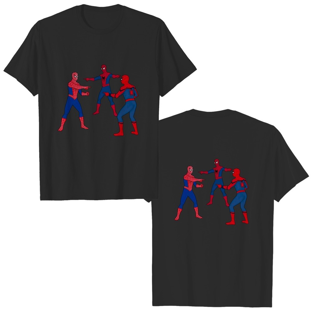 Spider Man Meme Shirt 2 Sided T Shirt